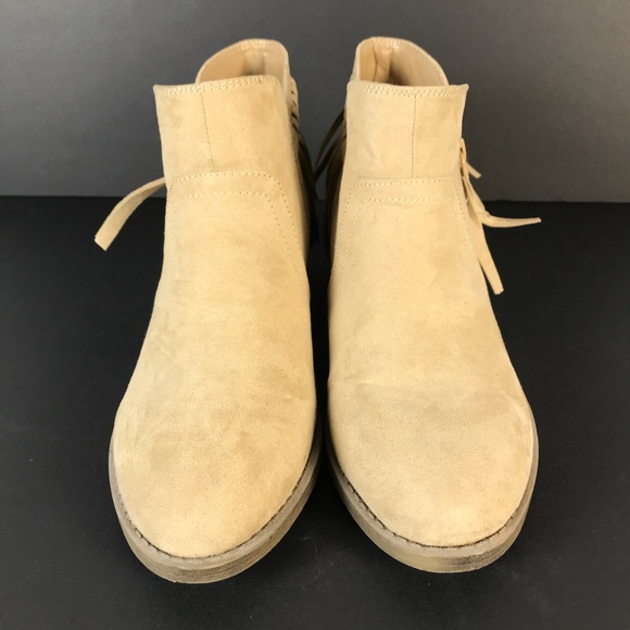 AE faux leather tassel ankle boots - Picture 4 of 9